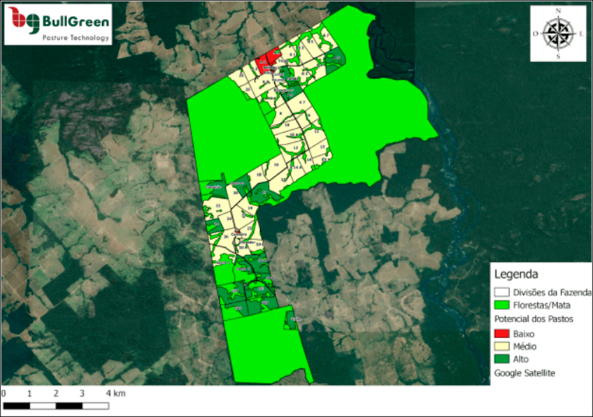 Mapa NDVI Mapa NDVI