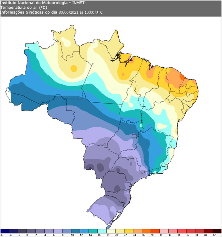 Mapa de Temperatura Mapa de Temperatura