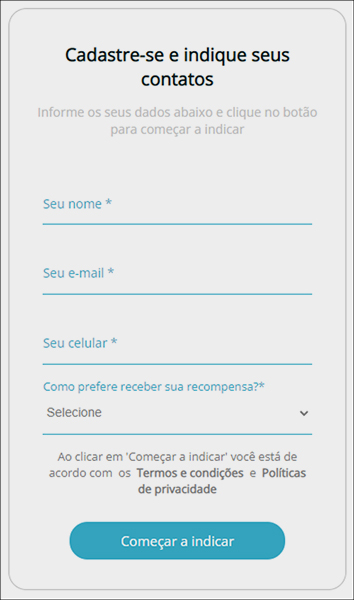 Formulário 1 do Parceiro Indicador